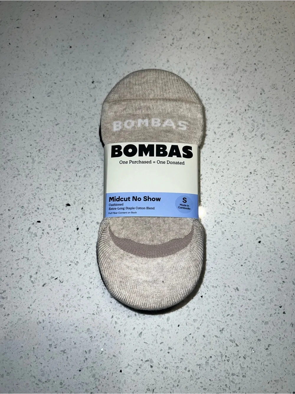 Bombas Women's Mid-Cut Cushioned No Show Sock 4-Pack (Color: Mixed, Size: S)